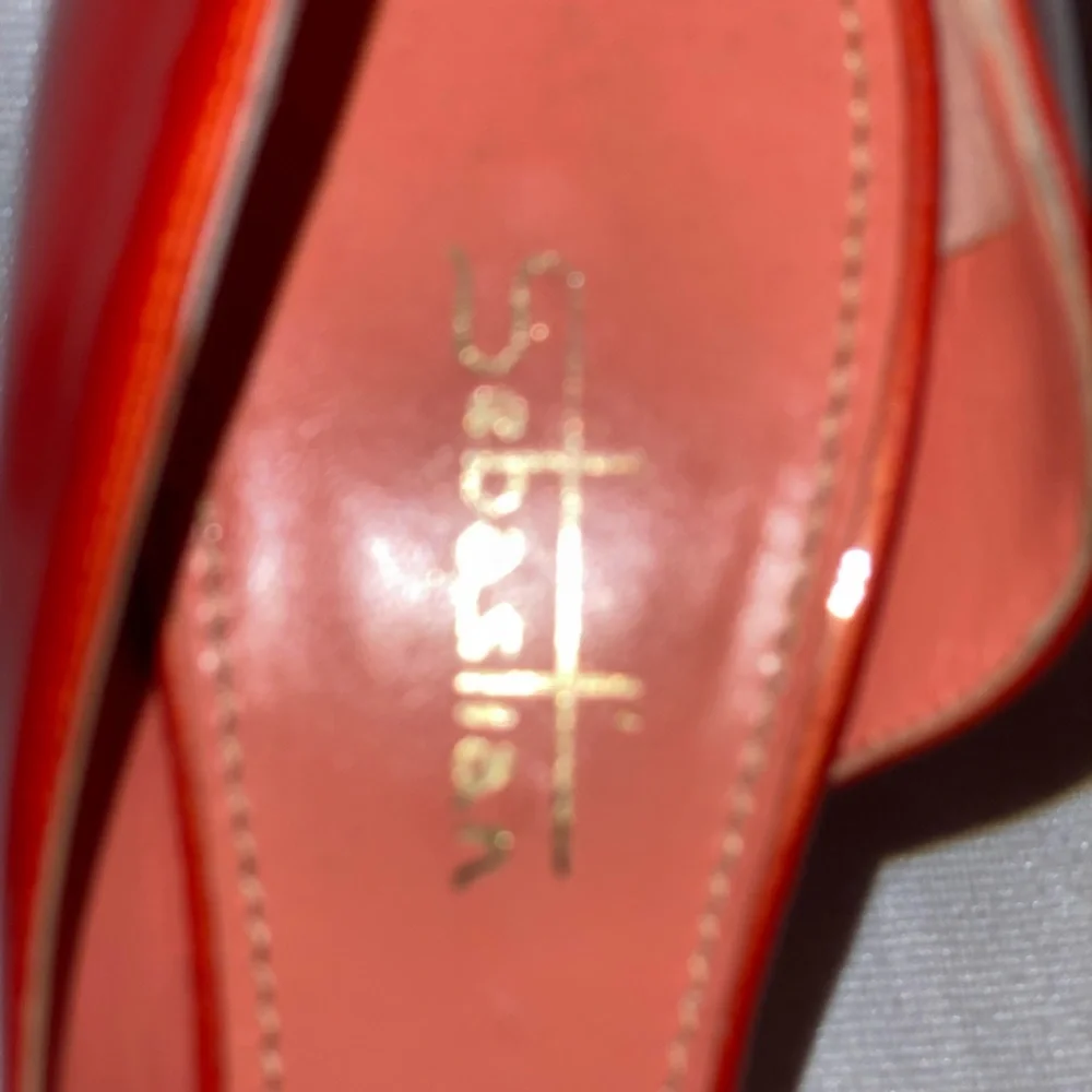 Sebastian Milano Cutaway  Patent Heels
